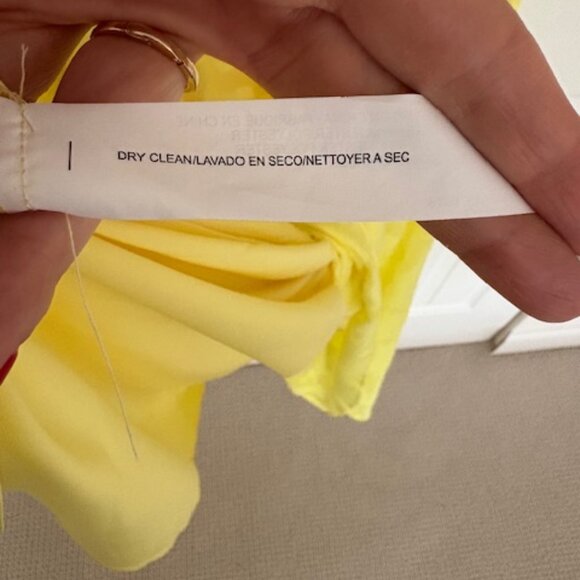 🌼 Jason Wu x ELOQUII Yellow Pleated Midi Dress – Size 18 - Picture 14 of 14